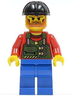 Lego, Minifigure, Rock Raiders, Bandit, RCK002