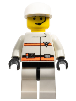 Lego, Minifigure, Town, Res-Q, Res-Q 3 - White Cap, RSQ011