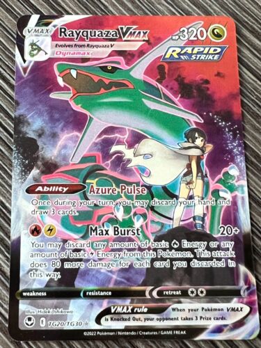 Rayquaza, Silver Tempest, TG20/TG30, PSA 9