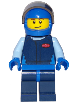 Lego, Minifigure, SPEED CHAMPIONS, Bugatti Chiron Driver, sc035