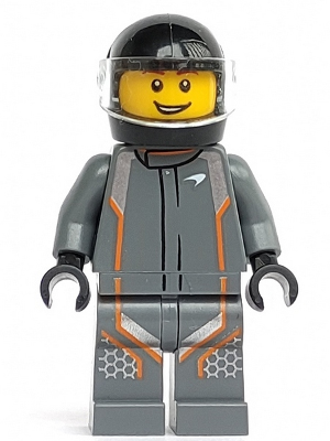 Lego, Minifigure, Speed Champions, McLaren Senna Driver, SC069