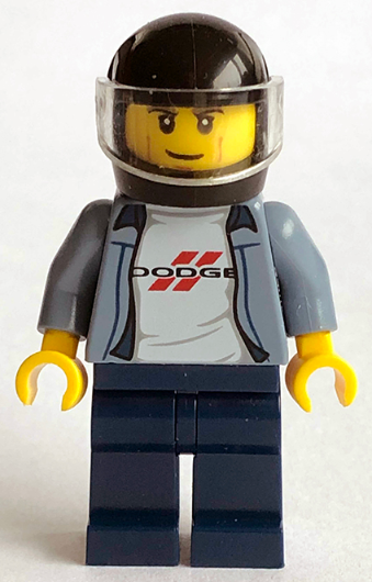 Lego, Minifigure, Speed Champions, 1970 Dodge Charger R/T Driver, SC072