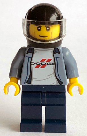 Lego, Minifigure, Speed Champions, 1970 Dodge Charger R/T Driver, SC072