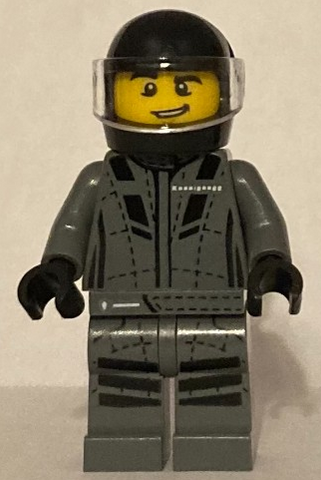 Lego, Minifigure, Speed Champion, Koenigsegg Jesko Driver, sc094
