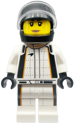 Lego, Minifigure, Speed Champions, McLaren Solus GT Driver, SC107