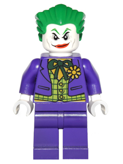 Lego, Minifigure, Super Heroes, Batman II, The Joker, Lime Vest, SH005