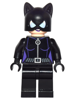 Lego, Minifigure, Super Heroes, Catwoman - Purple Lips, SH006