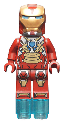 Lego, Minifigure, Super Heroes, Iron Man 3, Iron Man - Mark 17 (Heartbreaker) Armor, SH0073