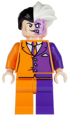 Lego, Minifigure, Super Heroes, Two-Face, SH007