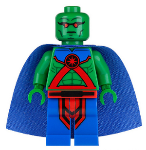 Lego, Minifigure, Super Heros, Martian Manhunter, SH0114