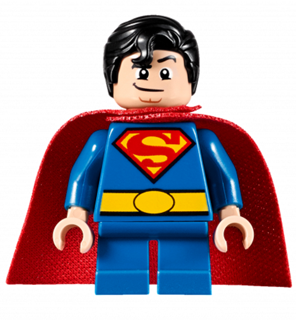 Lego, Minifigure, Super Heroes, Superman, Short Legs, sh0348