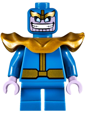 Lego, Minifigure, Marvel, Thanos - Minifigure, Blue Outfit, SH0363