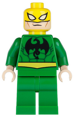 Lego, Minifigure, Super Heroes, Marvel, Iron Fist, SH041