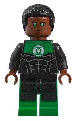 Lego, Minifigure, Super Heroes, Green Lantern - John Stewart, SH0428