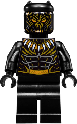 Lego, Minifigure, Super Heroes, Erik Killmonger (Golden Jaguar), sh0477