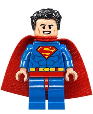 Lego, Minifigure, Marvel, Justice League, Superman - Blue Suit, Tousled Hair, SH0489