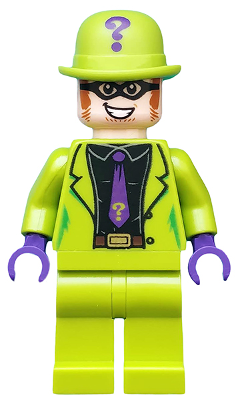 Lego, Minifigure, Batman II, The Riddler - Lime Outfit, SH0593