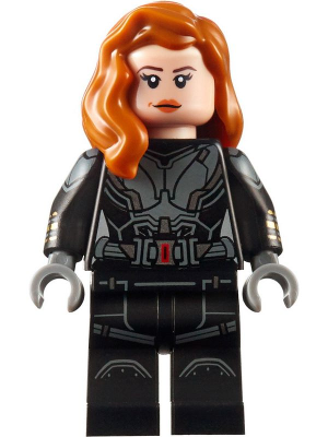 Lego, Minifigure, Super Heroes, Avengers, Black Widow, Black Jumpsuit, sh0637