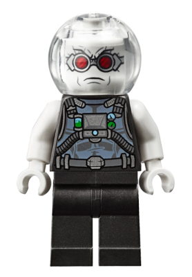 Lego, Minifigure, Super Heroes, Batman II, Mr. Freeze, Pearl Dark Gray, SH662