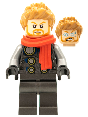 Lego, Minifigure, Marvel, Avengers,  Thor - Red Scarf, SH0756