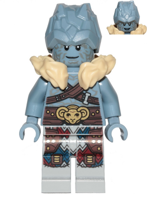Lego, Minifigure, Super Heroes, Korg - Neck Collar Fur, sh0814