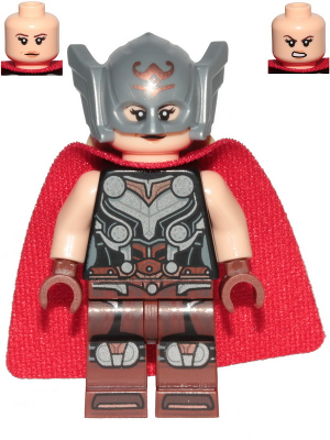 Lego, Minifigure,  Super Heroes, Thor Love and Thunder, Mighty Thor (Jane Foster), SH0815