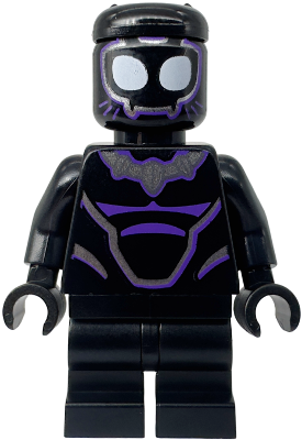 Lego, Minifigure, Super Heroes, Black Panther, Black Panther - Medium Legs Sh0865