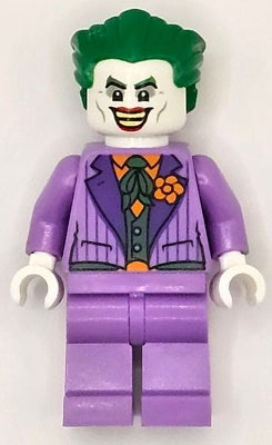 Lego, Minifigure, Batman II, The Joker - Medium Lavender Suit, Dark Green Vest, Green Hair Swept Back, SH903