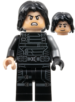 Lego, Minifigure, Super Heroes, Winter Soldier - Black Hair, sh1016