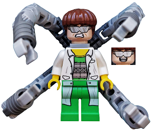 Lego, Minifigure, Super Heroes,  Ultimate Spider-Man, Dr. Octopus (Otto Octavius), SH110