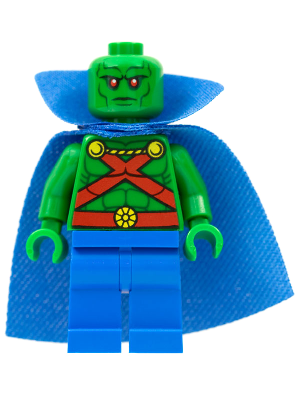 LEGO, Minifigure, Super Heros, Justice League, Martian Manhunter, Cape with Collar, SH158