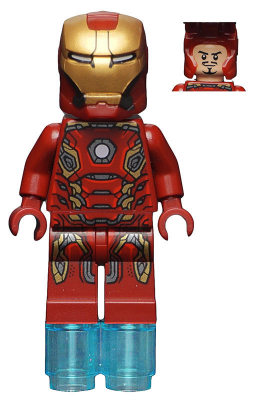 Lego, Minifigure, Marvel, Avengers, Iron Man Mark 45, SH164