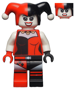 Lego, Minifigure, Super Heroes, Batman II, Harley Quinn, White Arms, SH199