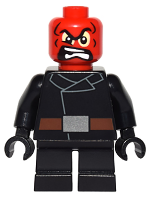 Lego, Minifigure, Super Heroes, Mighty Micros, Avengers, Red Skull, Short Legs, SH251