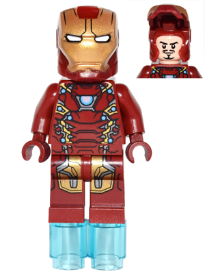 Lego, Minifigure, Super Heroes, Captain America Civil War, Iron Man, Mark 46 Armor, SH254