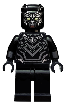 Lego, Minifigure, Super Heroes, Captain America Civil War, Black Panther, Animal Tooth / Claw Necklace, SH0263