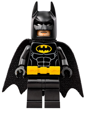 Lego, Minifigure, Super Heroes, The LEGO Batman Movie, Batman - Utility Belt, Head Type 1, SH312
