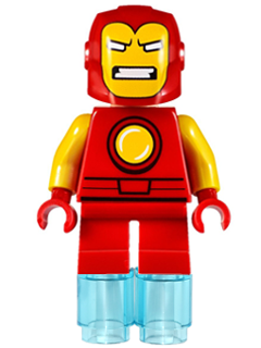 Lego, Minifigure, Super Heroes, Mighty Micros, Iron Man - Short Legs, SH362