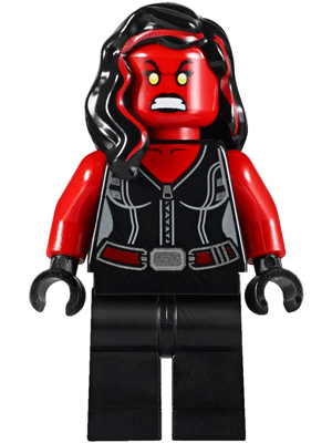 Lego, Minifigure, Super Heroes, Red She-Hulk, SH372