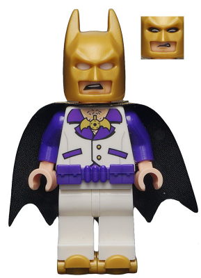 Lego, Minifigure, Super Heroes, The LEGO Batman Movie, Batman, Roller Disco Batman, SH376