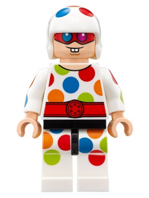 Lego, Minifigure, Super Heroes, The LEGO Batman Movie, Polka-Dot Man, SH397