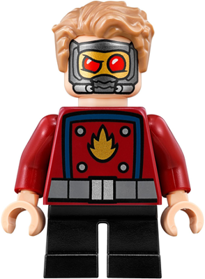 Lego, Minifigure, Marvel, Guardians of the Galaxy, Star-Lord - Short Legs, SH474