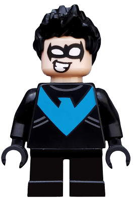 Lego, Minifigure, Super Heroes, Mighty Micros, Nightwing , Short Legs, SH481