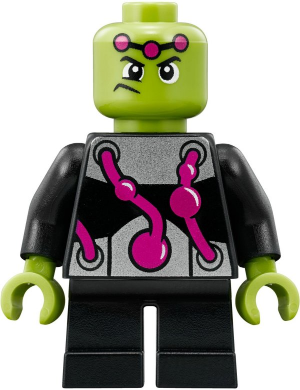 Lego, Minifigure, Super Heroes, Mighty Micros, Brainiac, Short Legs, SH484