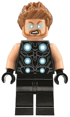 Lego, Minifigure, Marvel, Avengers Infinity War, Thor, SH0502