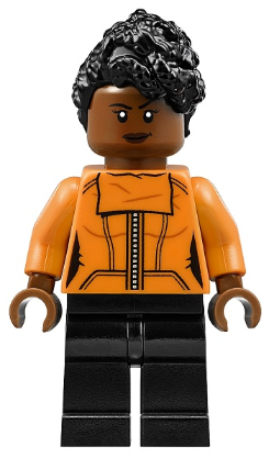Lego, Minifigure, Super Heroes, Avengers Infinity War, Shuri, Orange Top, SH512