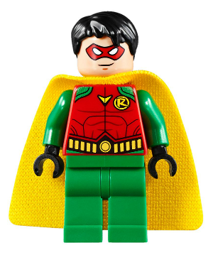 Lego, Minifigure, Batman II, Robin, Red Mask, Juniors Cape, SH514