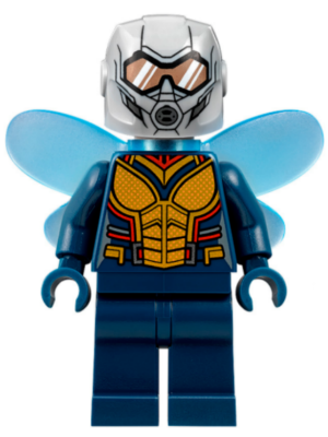 Lego, Minifigure, Super Heroes, Ant-Man and the Wasp, The Wasp (Hope van Dyne) - Trans-Medium Blue Wings, SH517