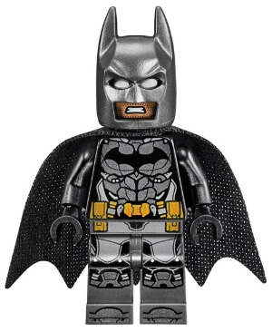 Lego, Minifigure, Super Heroes, Batman, Pearl Dark Gray Armor, SH535