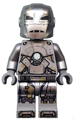 Lego, Minifigure, Super Heroes, Avengers Endgame, Iron Man, Mark 1 Armor, Trans-Clear Head, sh565